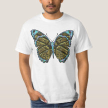 gegraveerd Butterfly 3 Shirt