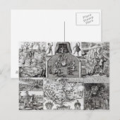 Gegraveerd door Robert Vaughan Briefkaart (Voorkant / Achterkant)