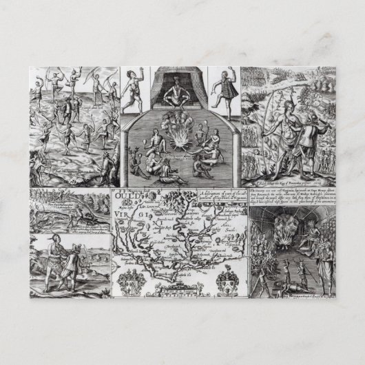 Gegraveerd door Robert Vaughan Briefkaart (Voorkant)