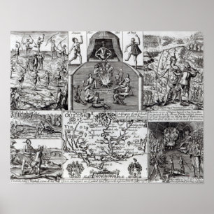 Gegraveerd door Robert Vaughan Poster