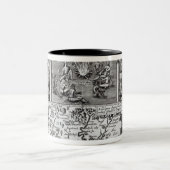 Gegraveerd door Robert Vaughan Tweekleurige Koffiemok (Center)