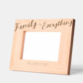 Gegraveerd 'Familie is alles' Foto lijst (Links)