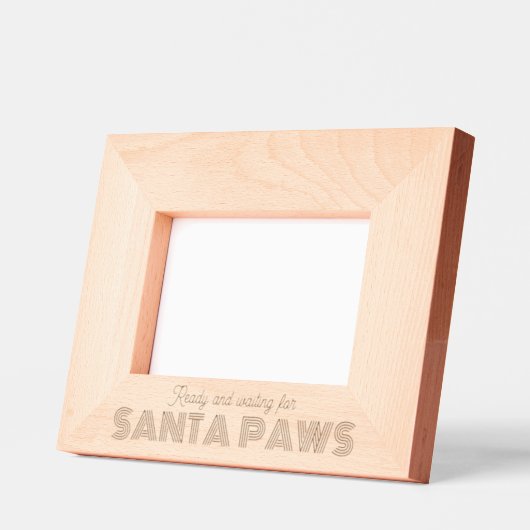 Gegraveerd Foto Lijst, Kerst hondenliefhebber plez (Links)