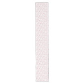 gegraveerd Frans Floral Fantasy Toile-Pink Lange Tafelloper (Voorkant)
