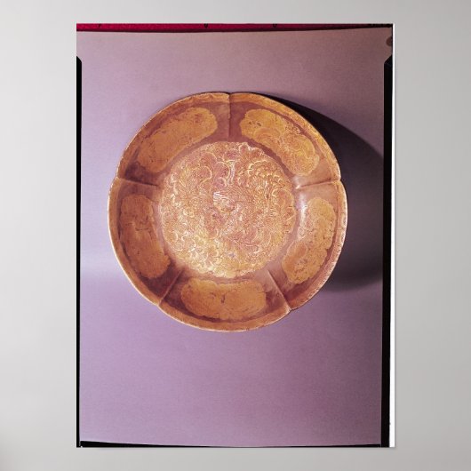 gegraveerd gerecht, Tang dynasty Poster (Voorkant)