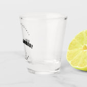 Gegraveerd glaswerk shot glas (Rechts)