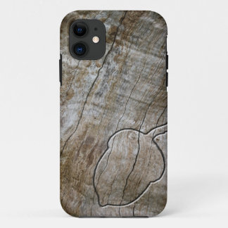 gegraveerd hout iPhone 11 hoesje