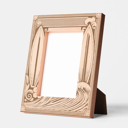 Gegraveerd hout Surfer (Links)