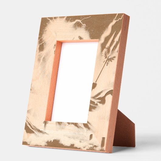 Gegraveerd Houten Lijst 4x6 - Gepersonaliseerde Ho (Links)