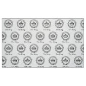  gegraveerd koningskroon en laurierkrans stof (Fat Quarter)