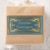 gegraveerd lederen effect Persoonlijke Stickers (Insitu)