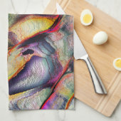 Gegraveerd met ruwheid en virtueel aquarel theedoek (Quarter Fold)