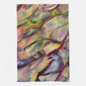 Gegraveerd met ruwheid en virtueel aquarel theedoek (Verticaal)