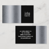 gegraveerd Metaal Visitekaartje (Voorkant / Achterkant)