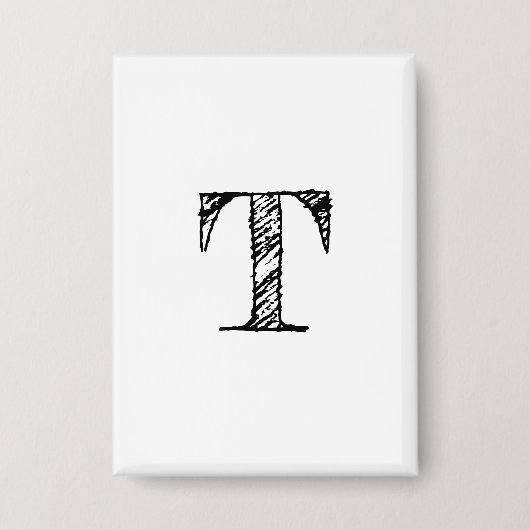  gegraveerd monogram button (Voorkant)