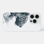 Gegraveerd Tijgerprofiel Mystieke Woud iPhone Hoesje (Achterkant horizontaal)
