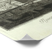 Gegraveerd Uitzicht Sint-Petersburg 6 Poster (Hoek)