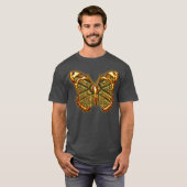 gegraveerde Butterfly 1 Shirt (Voorkant volledig)