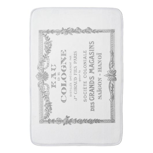 Gegraveerde Franse Keulen Ad Art Badmat (Voorkant Verticaal)