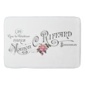 Gegraveerde  Franse typografie Badmat (Voorkant)