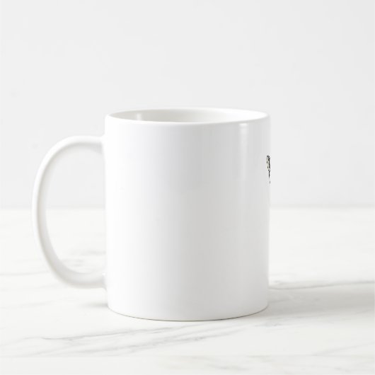 Gegraveerde Giraf Met Bril Design_1 Koffiemok (Links)