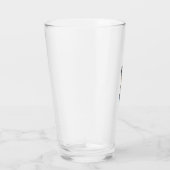 Gegraveerde Giraffe Met Bril Design_1 Glas (Rechts)