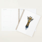 Gegraveerde Giraffe Met Bril Design_1 Planner (Display)