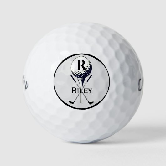 Gegraveerde Golf Tee Golfballen (Voorkant)