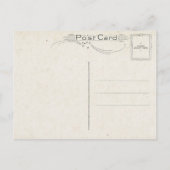  gegraveerde Ierse zegelbewaarder met Floral Lijst Briefkaart (Achterkant)