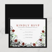 Gegraveerde Joodse Trouw Uitnodigingskaart Antwoor Kaart (Voorkant / Achterkant)