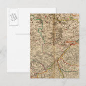 Gegraveerde kaart van de bossen in Duitsland (Voorkant / Achterkant)