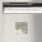 Gegraveerde kaart van France 2 Magneet (Insitu (Vaatwasser))