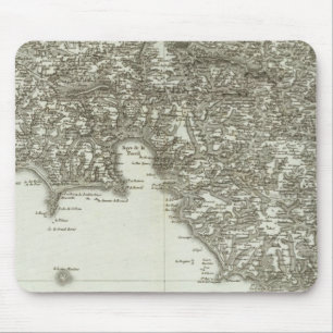 Gegraveerde kaart van France 2 Muismat