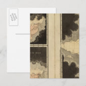 gegraveerde kaarten van de wereld (Voorkant / Achterkant)