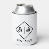 gegraveerde Koelboxxen, vrijgezellenfeestgeschenke Blikjeskoeler (Blikje Voorkant)