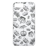 gegraveerde koninklijke kronen Case-Mate iPhone case (Achterkant)