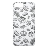  gegraveerde koninklijke kronen