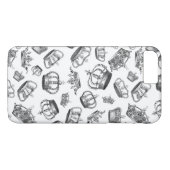 gegraveerde koninklijke kronen Case-Mate iPhone case (Achterkant (Horizontaal))