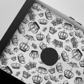  gegraveerde koninklijke kronen tissuepapier