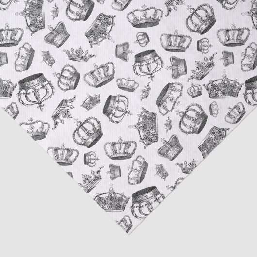  gegraveerde koninklijke kronen tissuepapier (Detail)