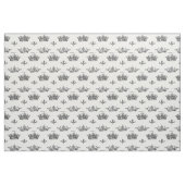 gegraveerde kronen en Fleur-de-Lis Stof (Fat Quarter)