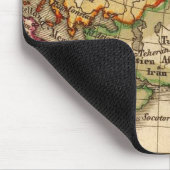 Gegraveerde Oostelijke Hemisphere Map Muismat (Hoek)