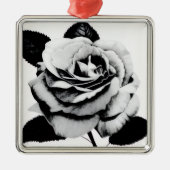 Gegraveerde Roos Versiering Metalen Ornament (Voorkant)