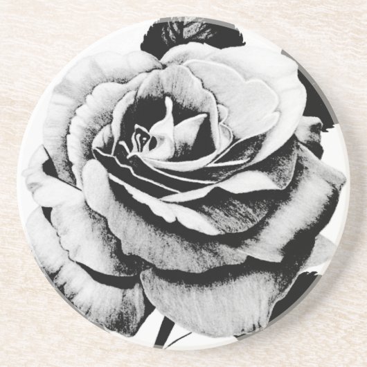 Gegraveerde Rozen Onderzetters (Voorkant)