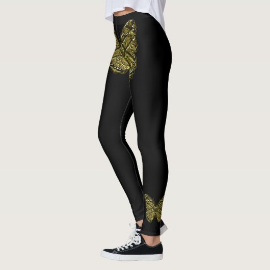 Gegraveerde Vlinder 2 Leggings (Links)