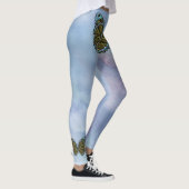 Gegraveerde Vlinder 3 Opties Leggings (Rechts)