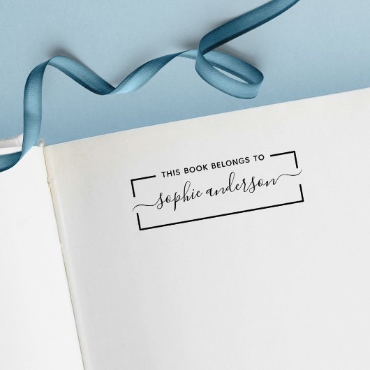 Gegrensd dit boek behoort tot de naam van het Tren Zelfinktende Stempel