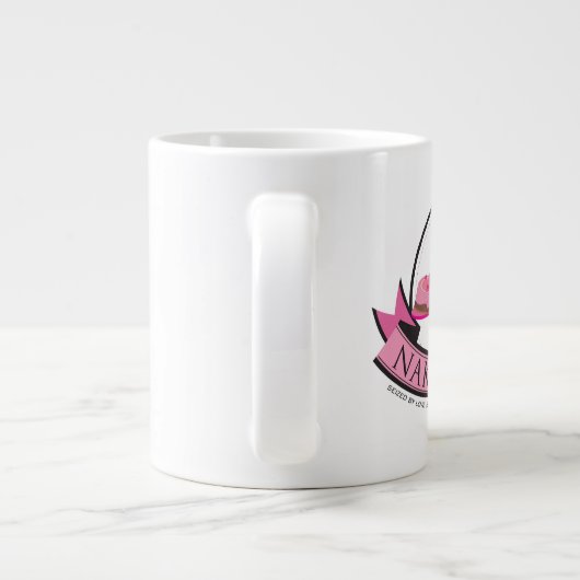 Gegrepen door liefde bakker jumbo mok (Achterkant)