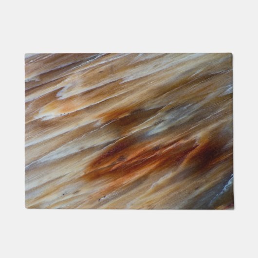 Gegriefd versteend hout deurmat (Voorkant)
