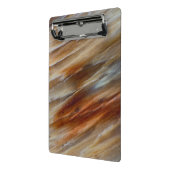 Gegriefd versteend hout mini klembord (Angled2)